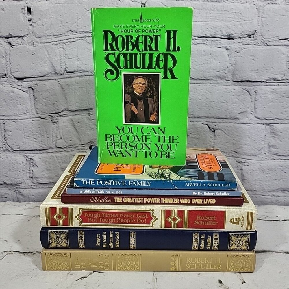 Robert H Schuller‎ Books Lot Of 7 Christian Faith Devotional Vintage